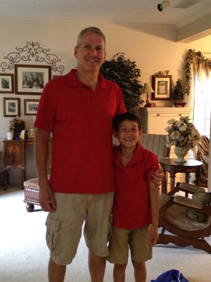 Me as a child with my dad